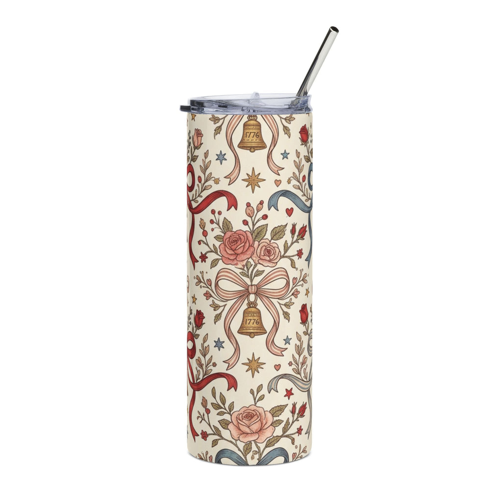 Sweet Liberty Stainless Steel Tumbler — 20oz Patriotic Travel Mug Printify
