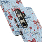 Patriotic Coquette Bows & Fireworks Phone Case Printify