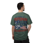 Freedom Since 1776 T-Shirt — 250 Years of American Pride Graphic Tee Printify