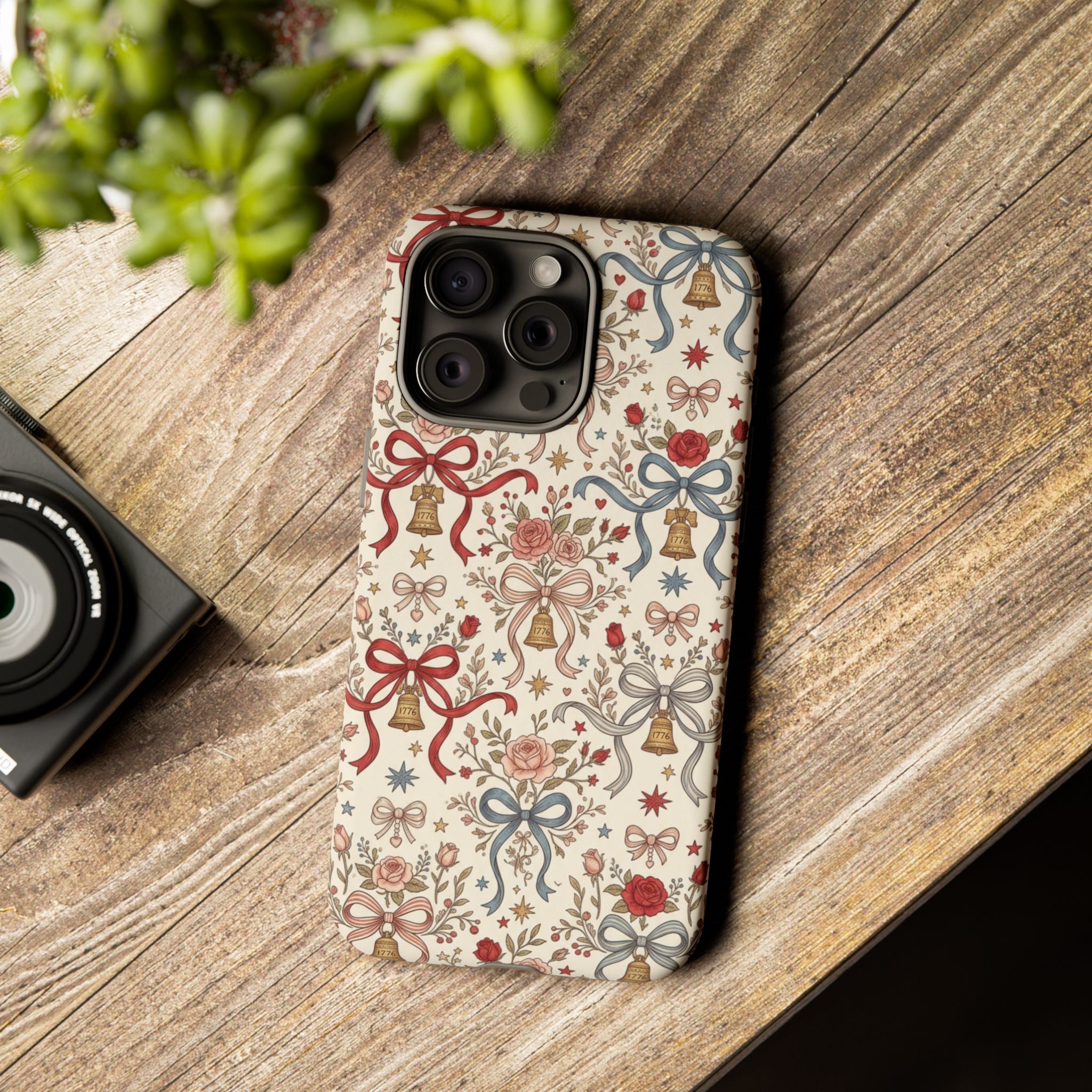 1776 Coquette Liberty Bells Phone Case Printify