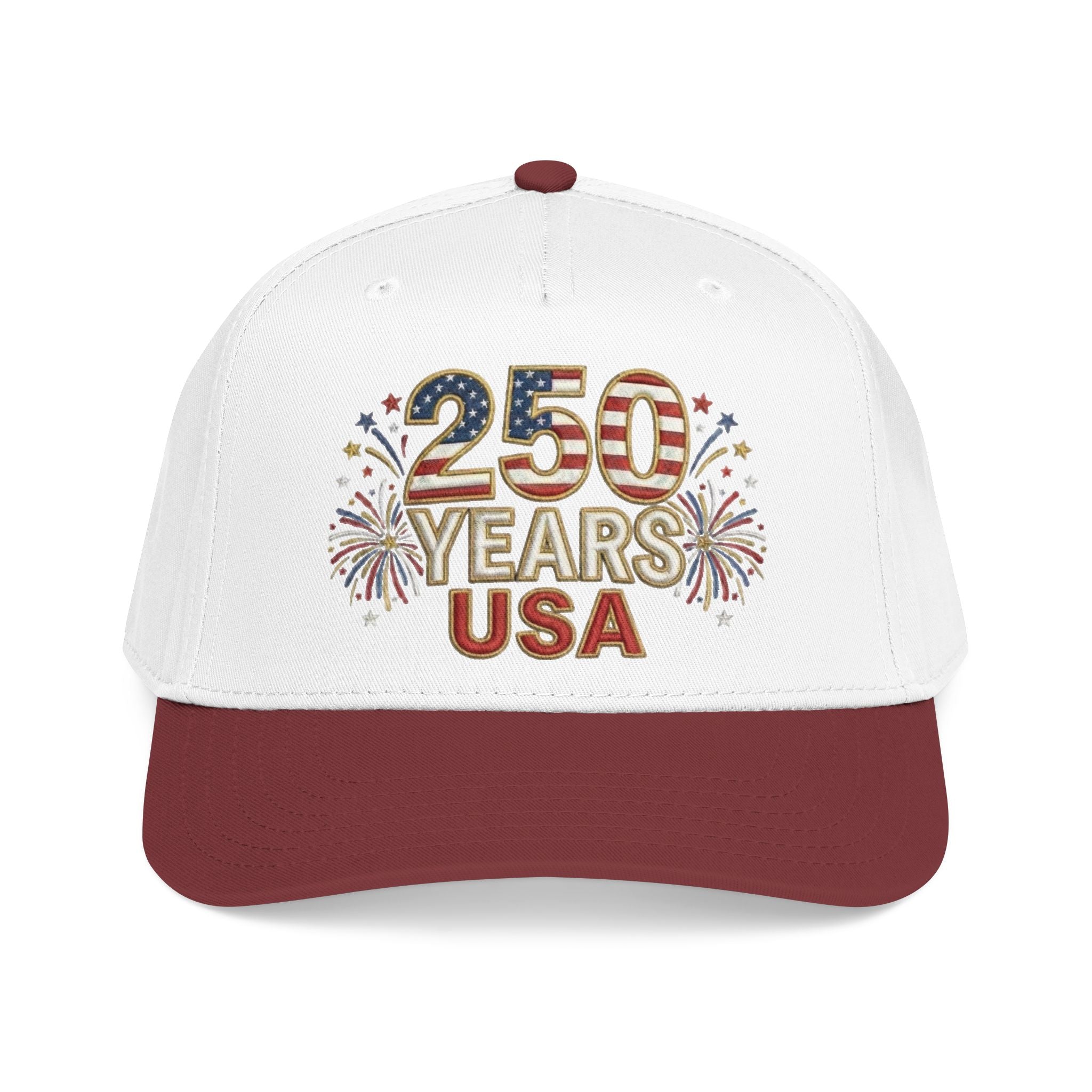 "250 YEARS" Patriotic Baseball Cap – America 250 Snapback Hat