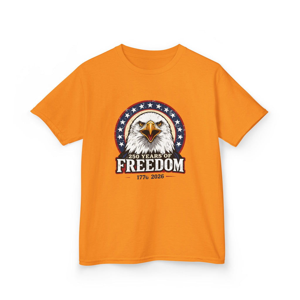Patriotic Bald Eagle Kids Tee — Freedom Eagle T-Shirt Printify