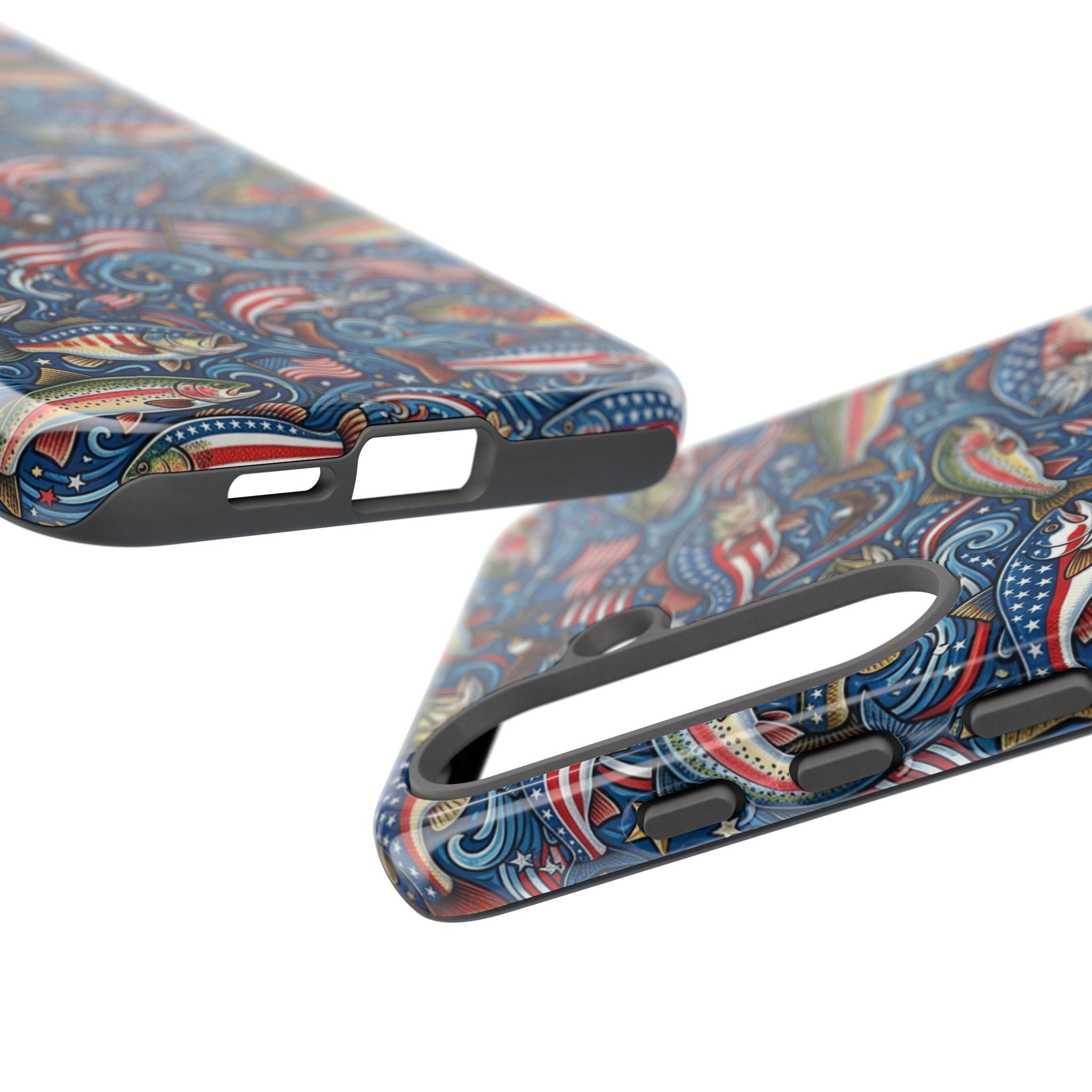 Patriotic Fishing Waters Phone Case Printify