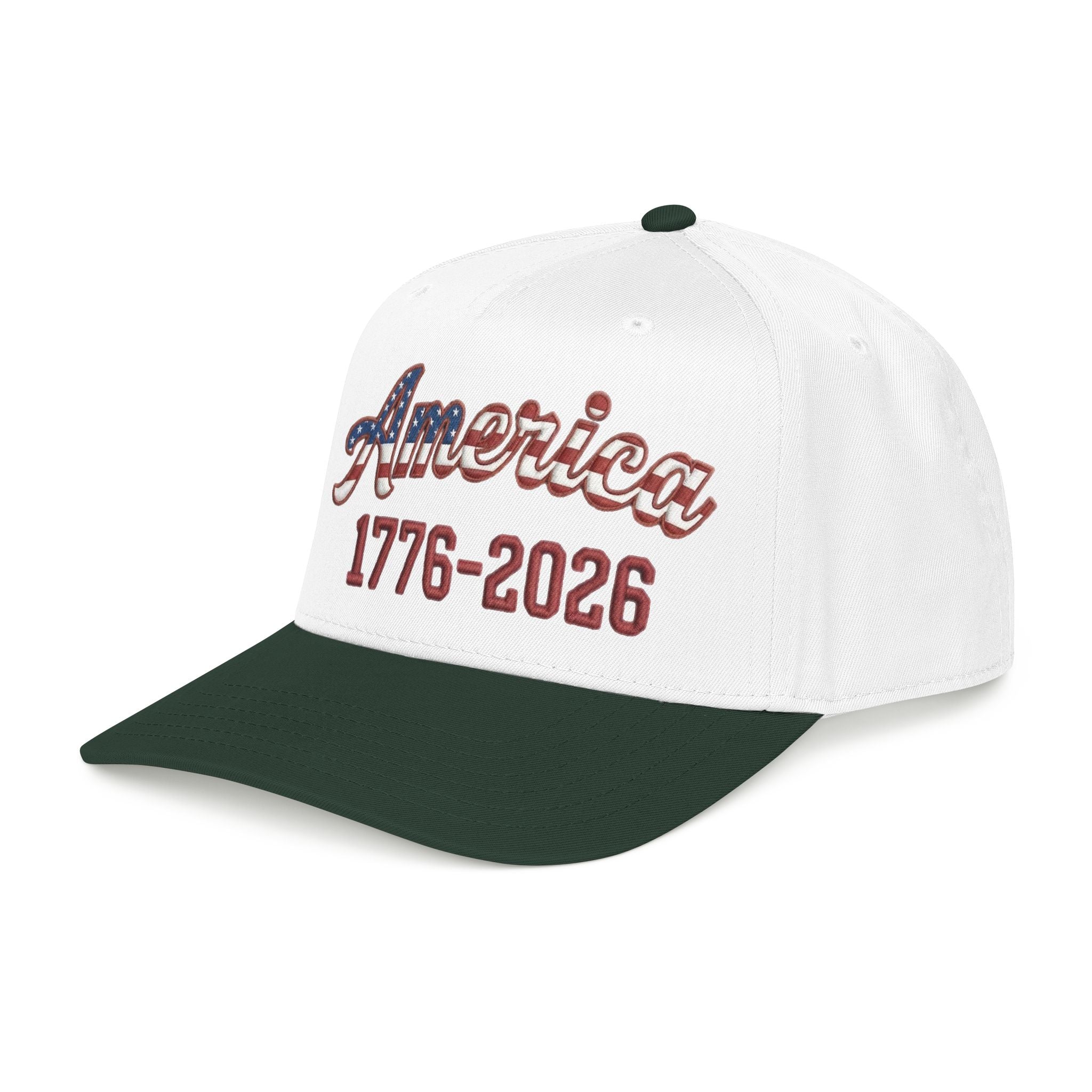 "America 1776–2026" Patriotic Baseball Cap – American Heritage Snapback Hat