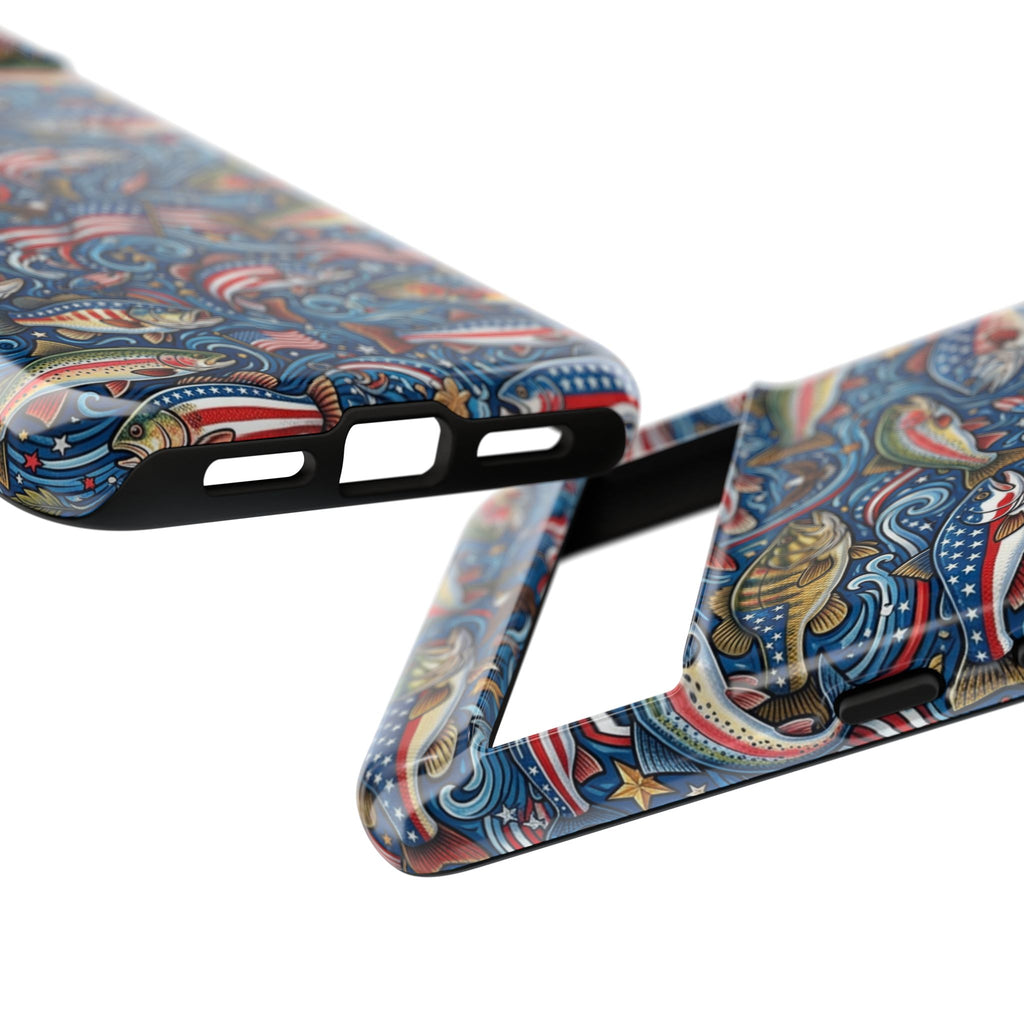 Patriotic Fishing Waters Phone Case Printify
