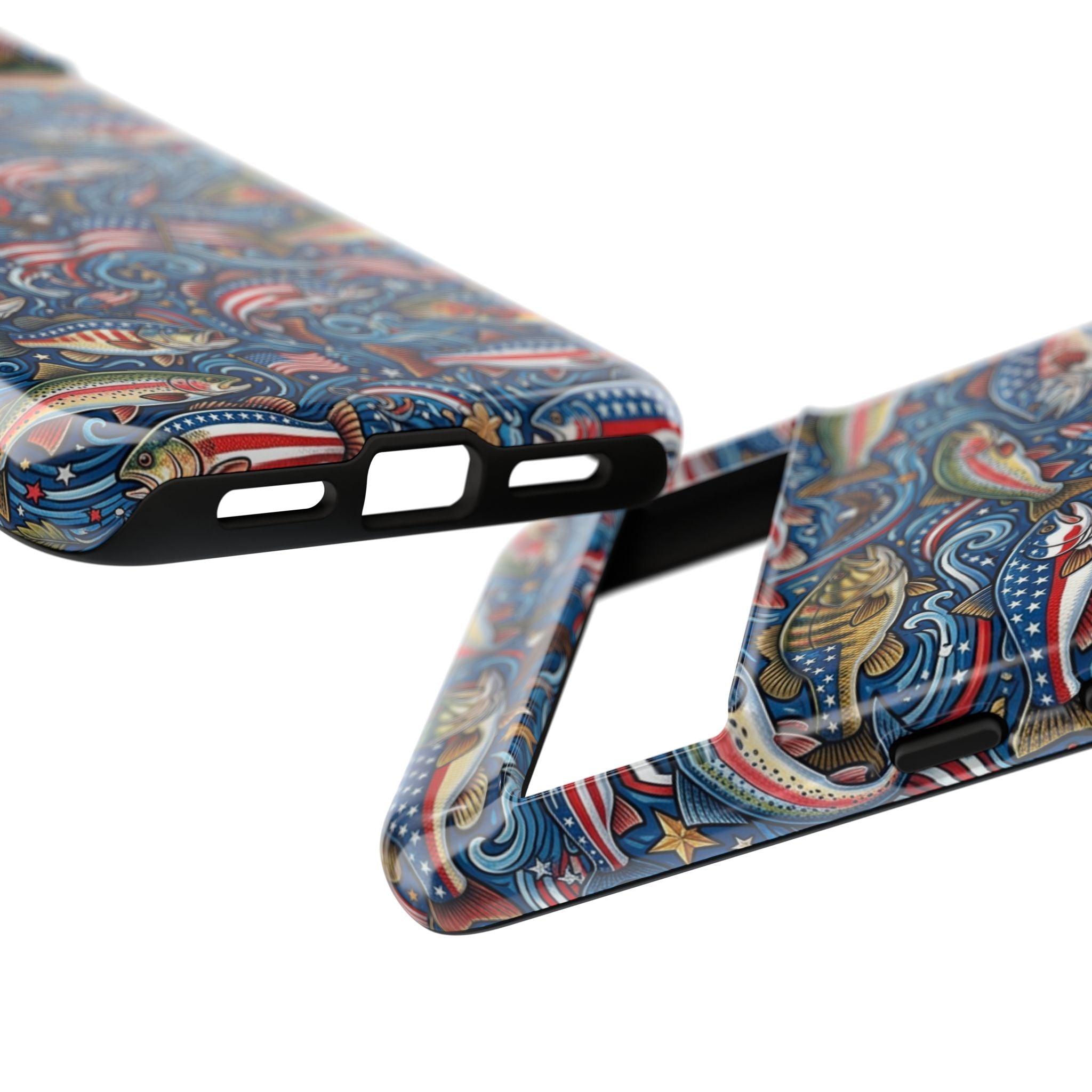 Patriotic Fishing Waters Phone Case Printify