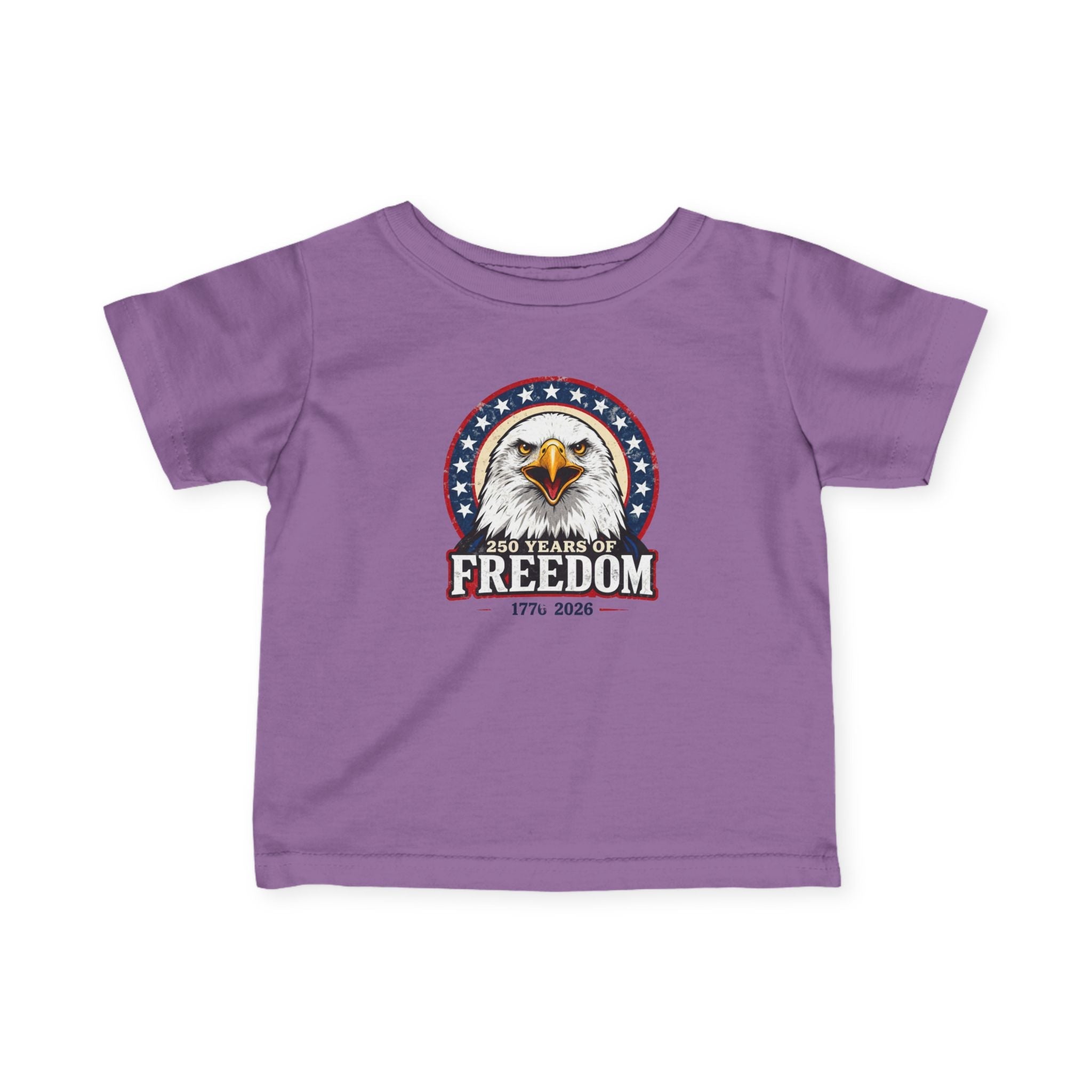 Patriotic Bald Eagle Infant Tee — Freedom Eagle Baby Shirt Printify