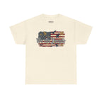 We The People American Flag Patriotic T-Shirt – Unisex Heavy Cotton Tee Printify