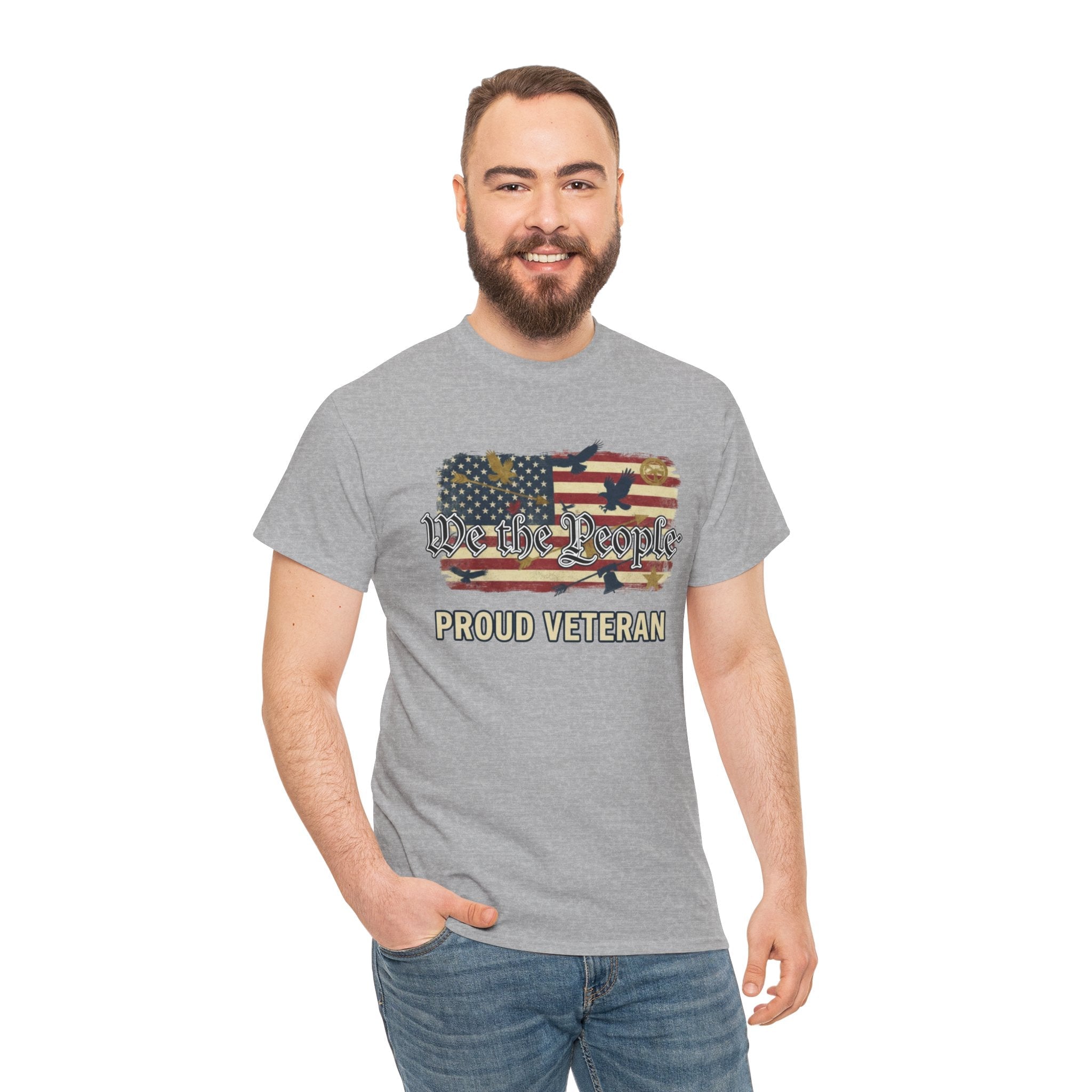 We The People Veterans Edition Patriotic T-Shirt – Style 2 Printify