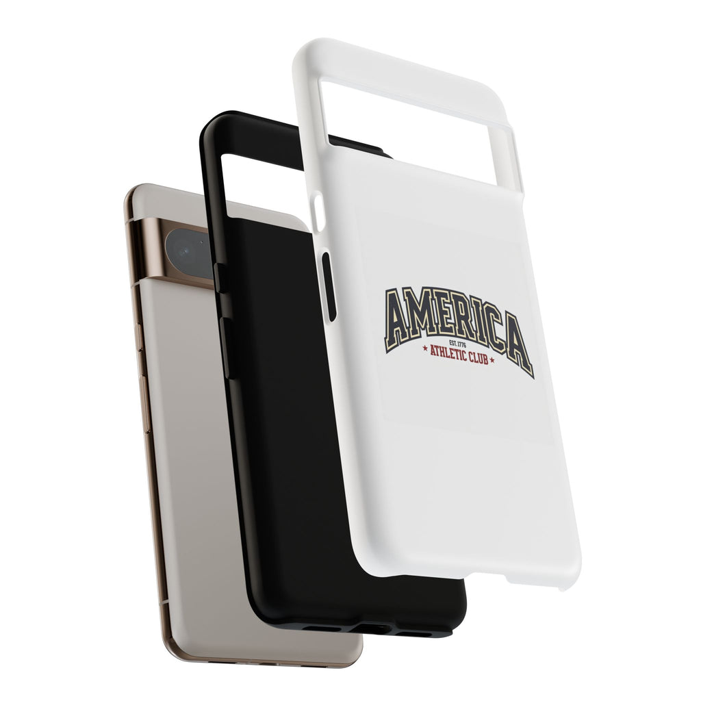 America Athletic Club Phone Case – Vintage Patriotic Americana Case Printify
