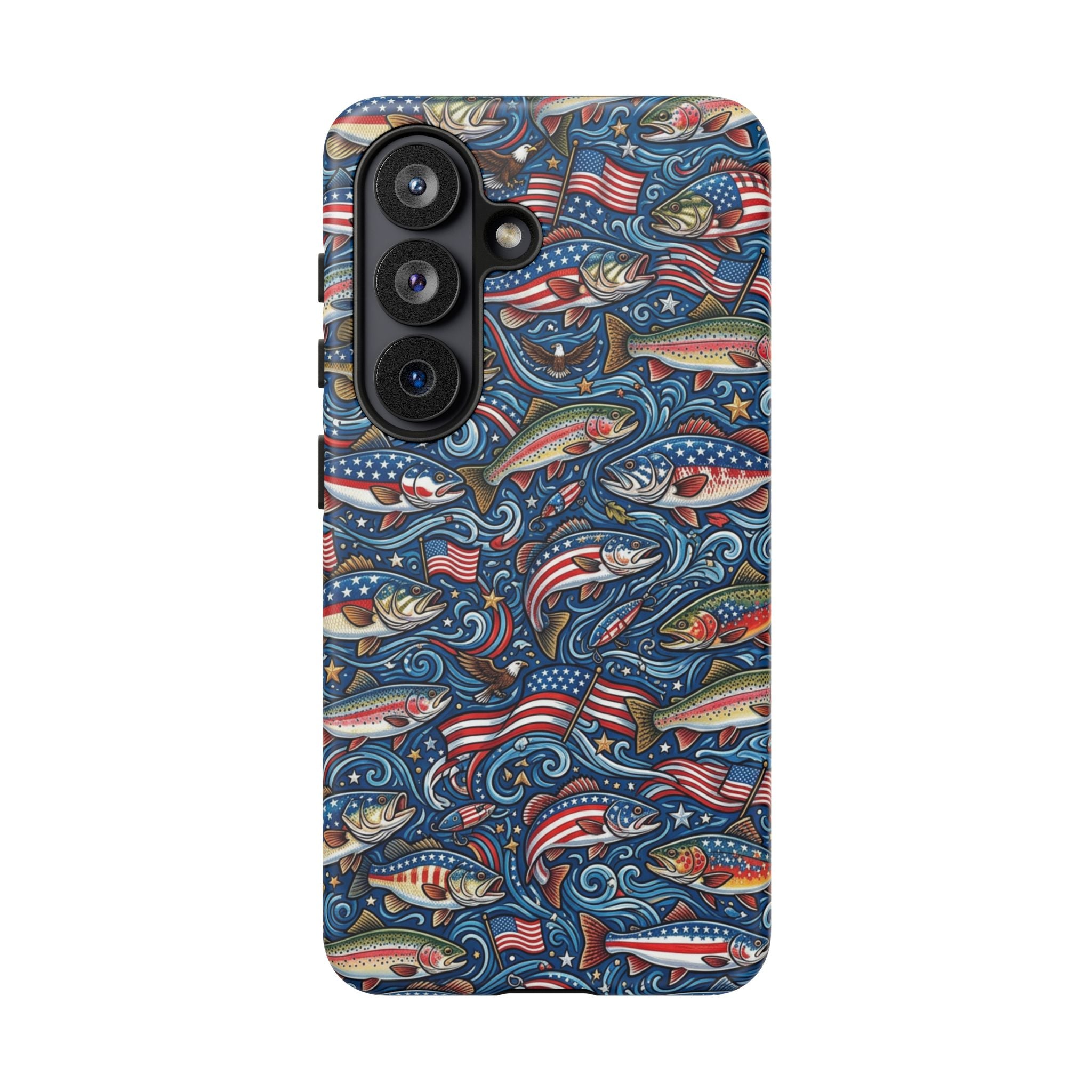 Patriotic Fishing Waters Phone Case Printify
