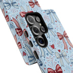 Patriotic Coquette Bows & Fireworks Phone Case Printify
