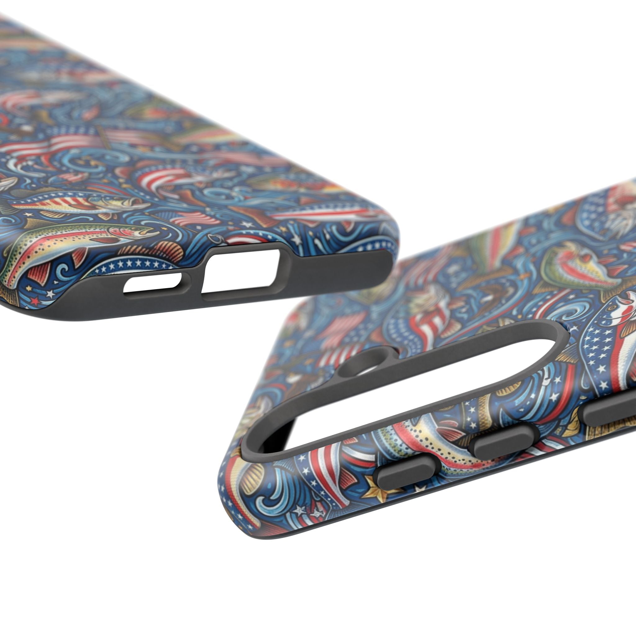 Patriotic Fishing Waters Phone Case Printify