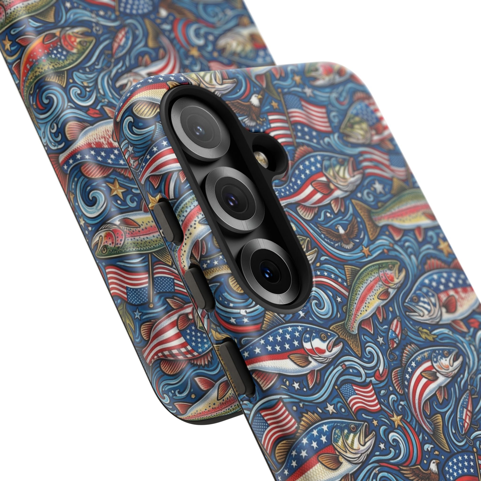 Patriotic Fishing Waters Phone Case Printify