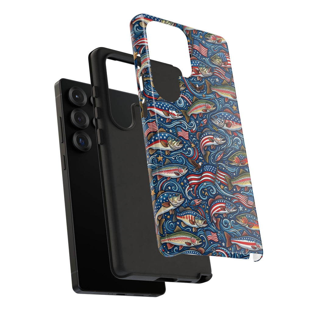 Patriotic Fishing Waters Phone Case Printify