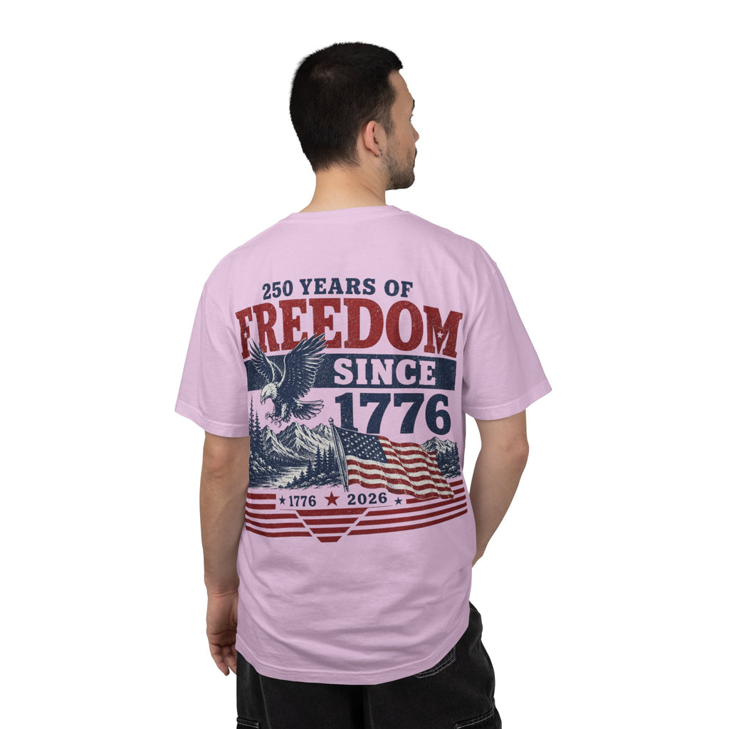 Freedom Since 1776 T-Shirt — 250 Years of American Pride Graphic Tee Printify