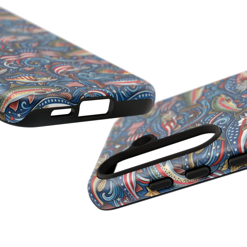 Patriotic Fishing Waters Phone Case Printify