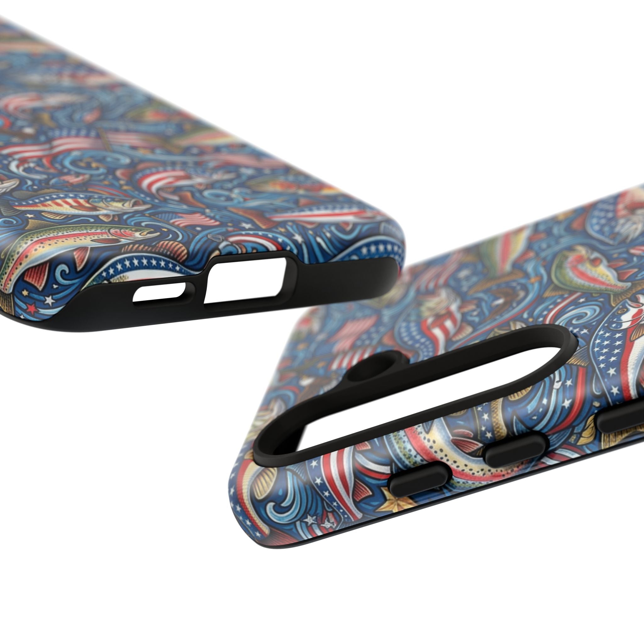Patriotic Fishing Waters Phone Case Printify