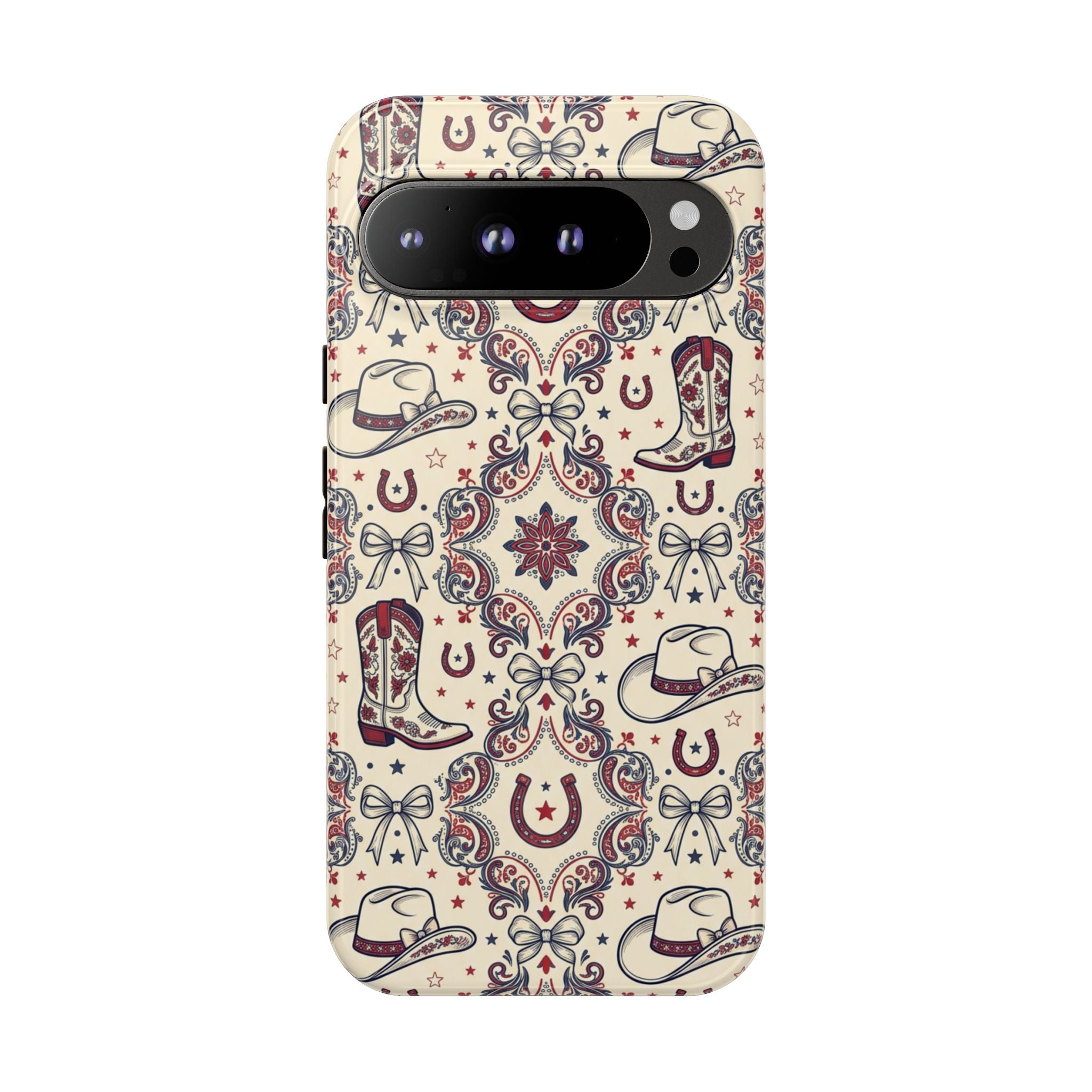 Americana Cowgirl Coquette Phone Case Printify