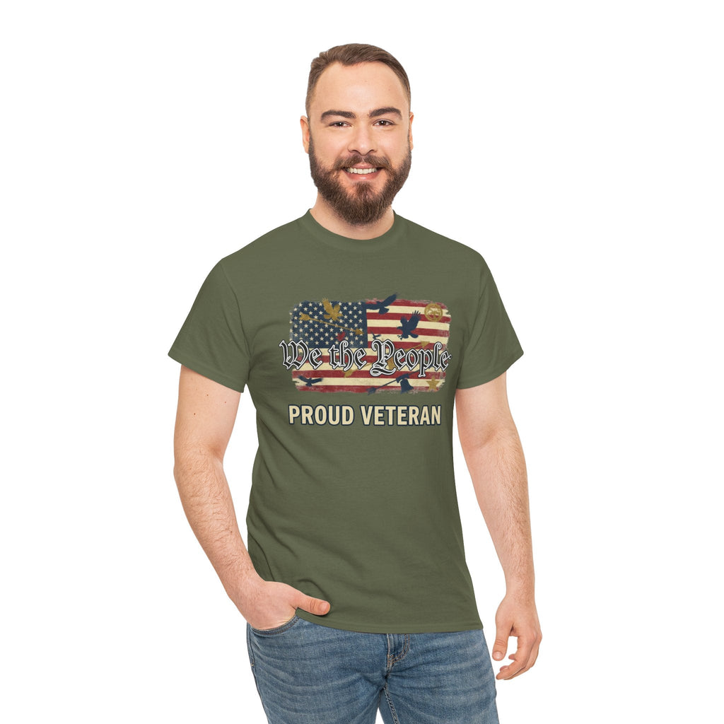 We The People Veterans Edition Patriotic T-Shirt – Style 2 Printify