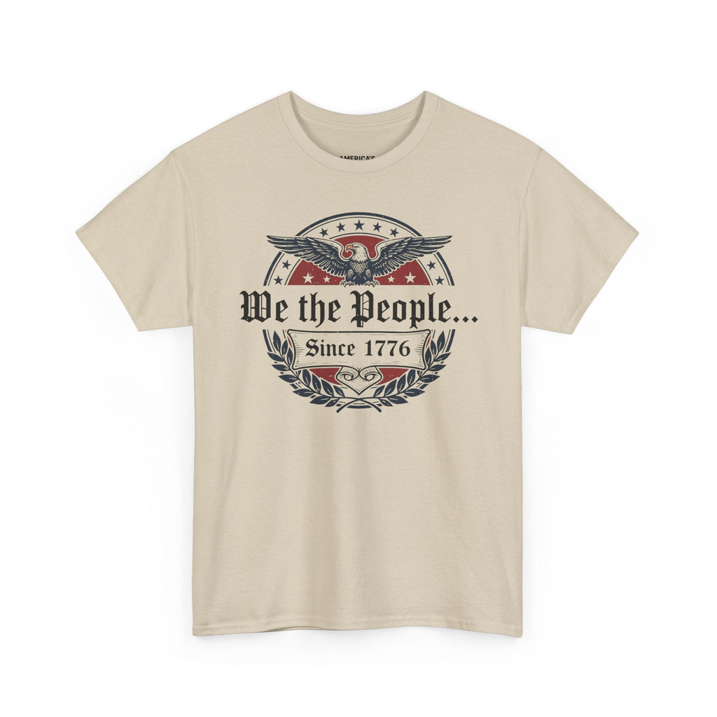 We The People Since 1776 Patriotic T-Shirt – American Heritage Insignia Tee Printify
