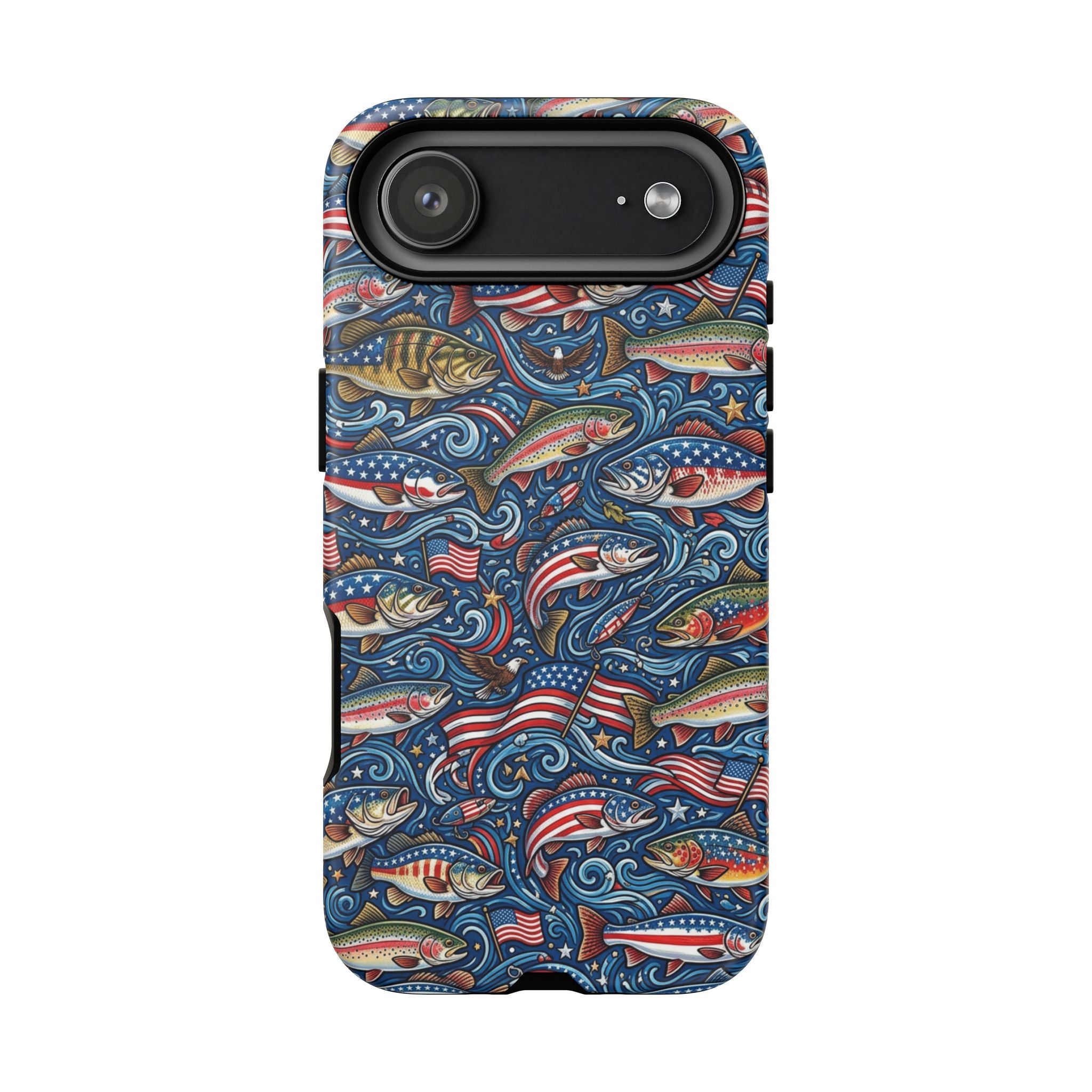 Patriotic Fishing Waters Phone Case Printify