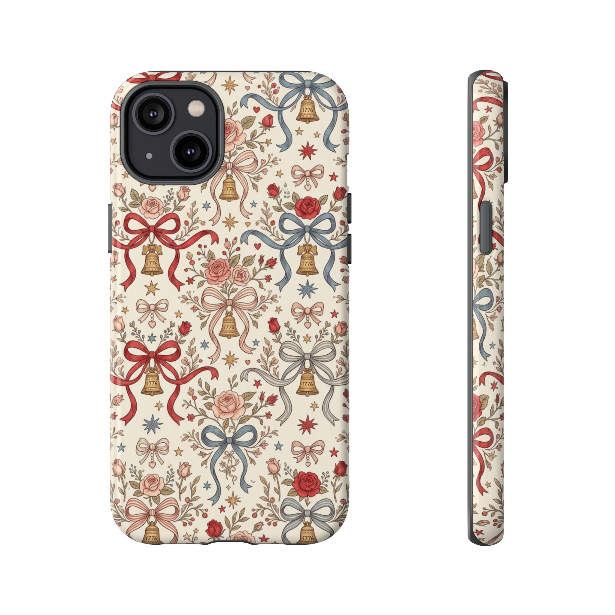 1776 Coquette Liberty Bells Phone Case Printify