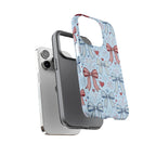 Patriotic Coquette Bows & Fireworks Phone Case Printify