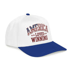 America Loves Winning Patriotic Hat – American Flag Cap