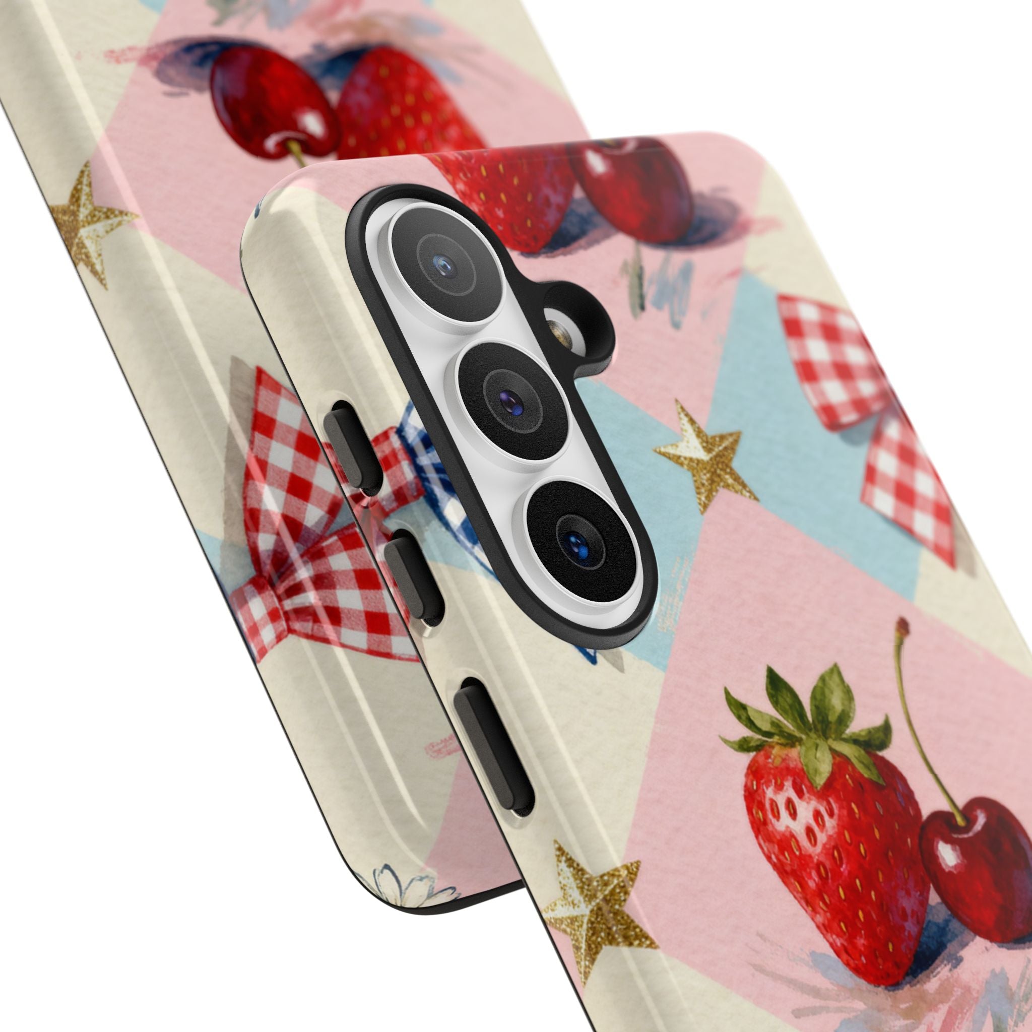 Americana Coquette Cherry Picnic Phone Case Printify