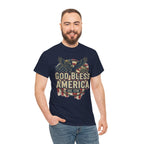 God Bless America 1776 Patriotic T-Shirt – Vintage American Heritage Tee