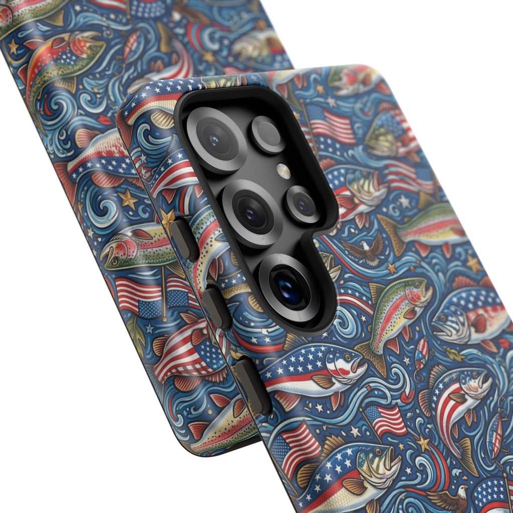 Patriotic Fishing Waters Phone Case Printify