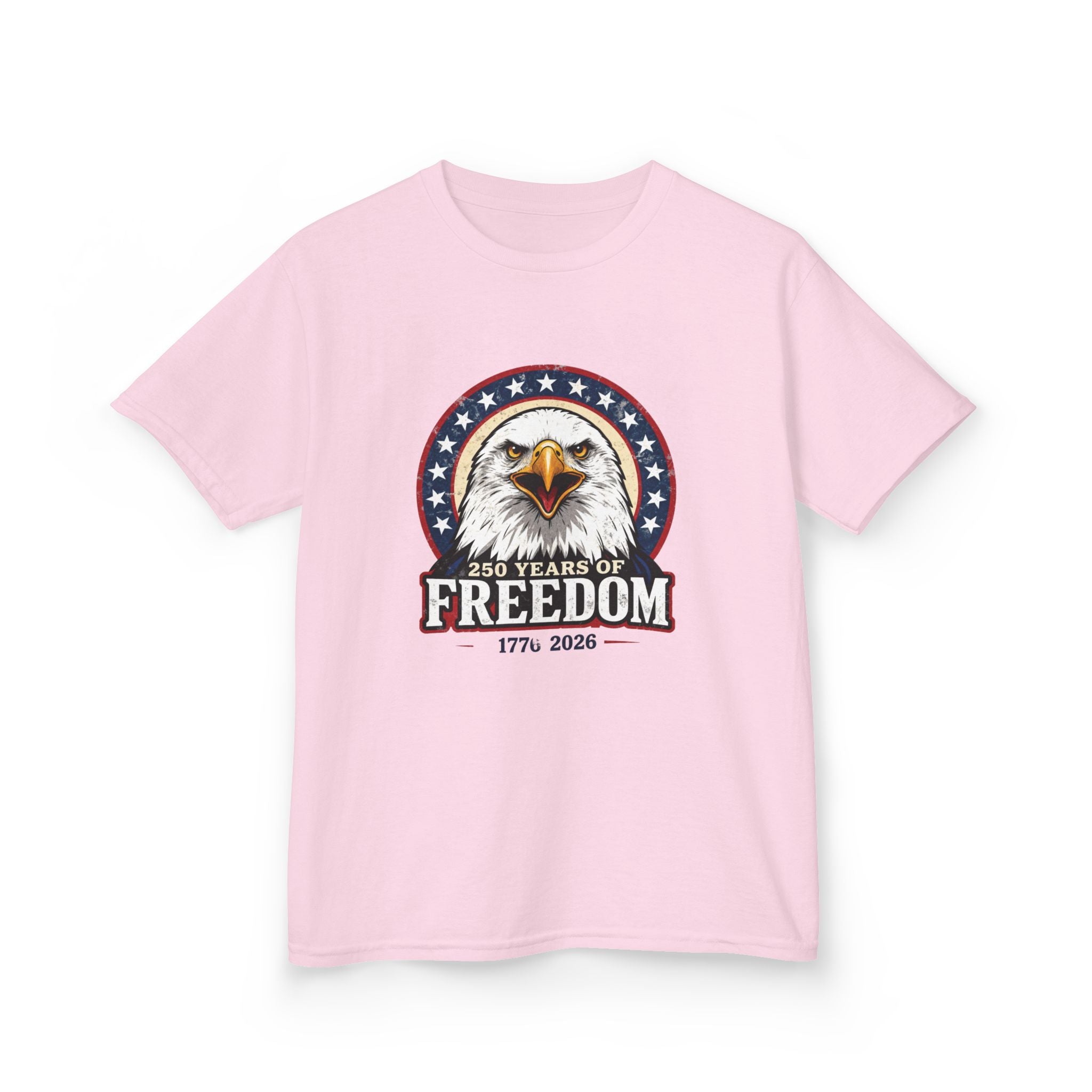 Patriotic Bald Eagle Kids Tee — Freedom Eagle T-Shirt Printify