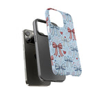 Patriotic Coquette Bows & Fireworks Phone Case Printify
