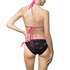 All-Black American Flag Bikini — Patriotic Women's Swimwear Printify