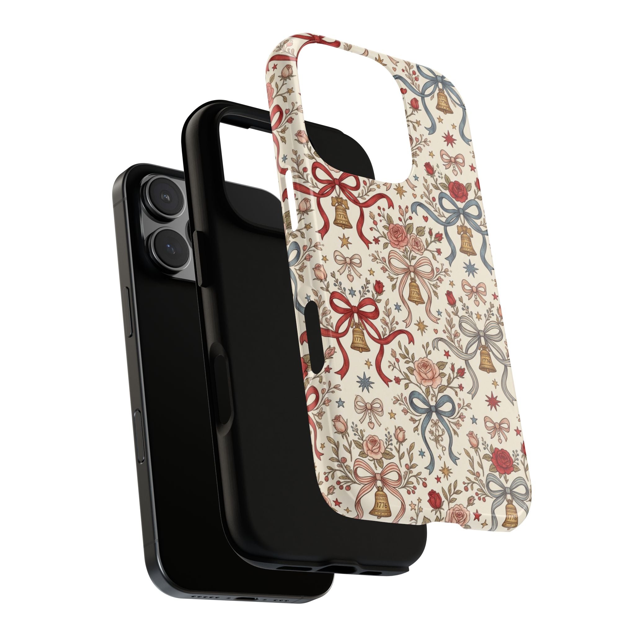 1776 Coquette Liberty Bells Phone Case Printify