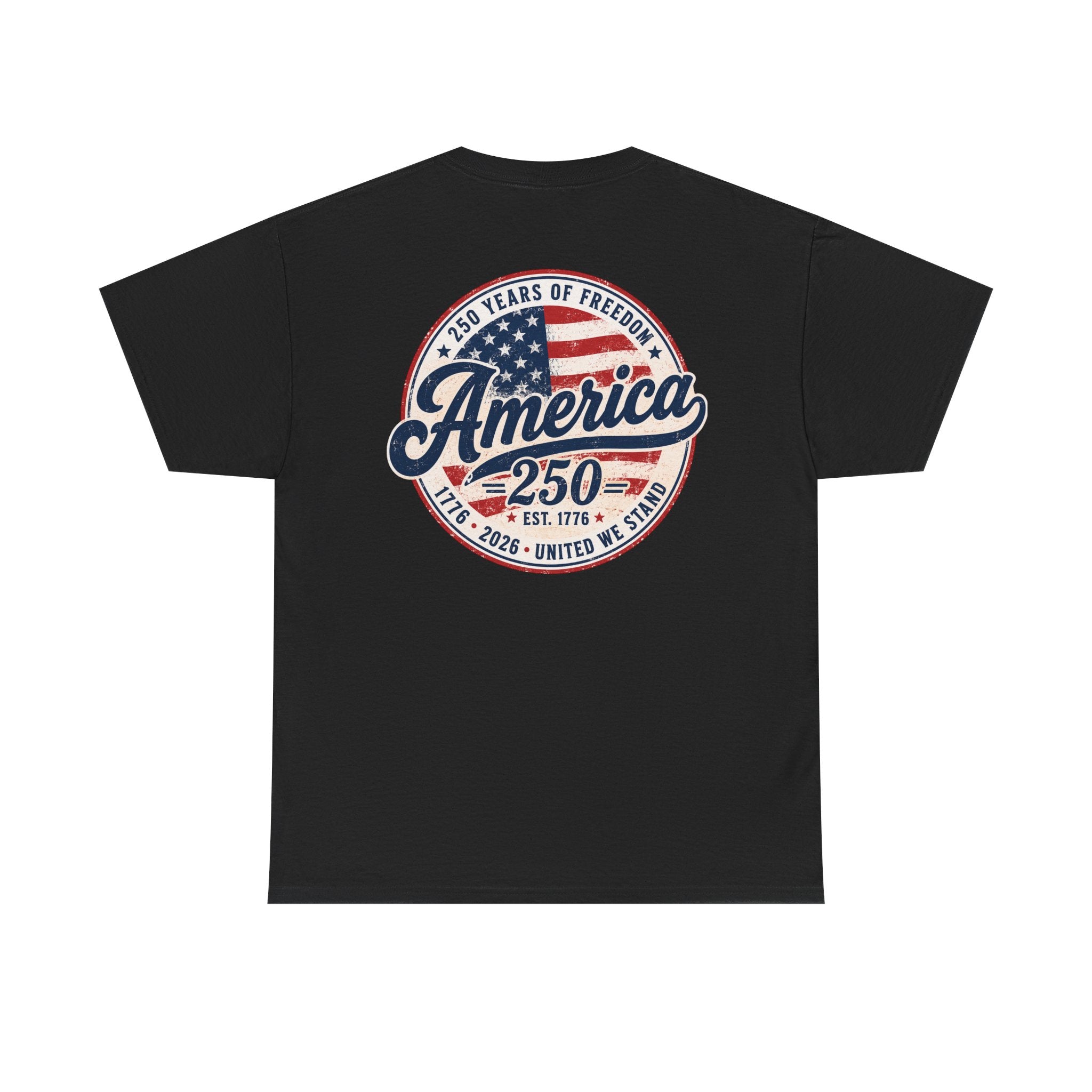 America 250 Anniversary Tee — Patriotic 250 Years of Freedom T-Shirt Printify