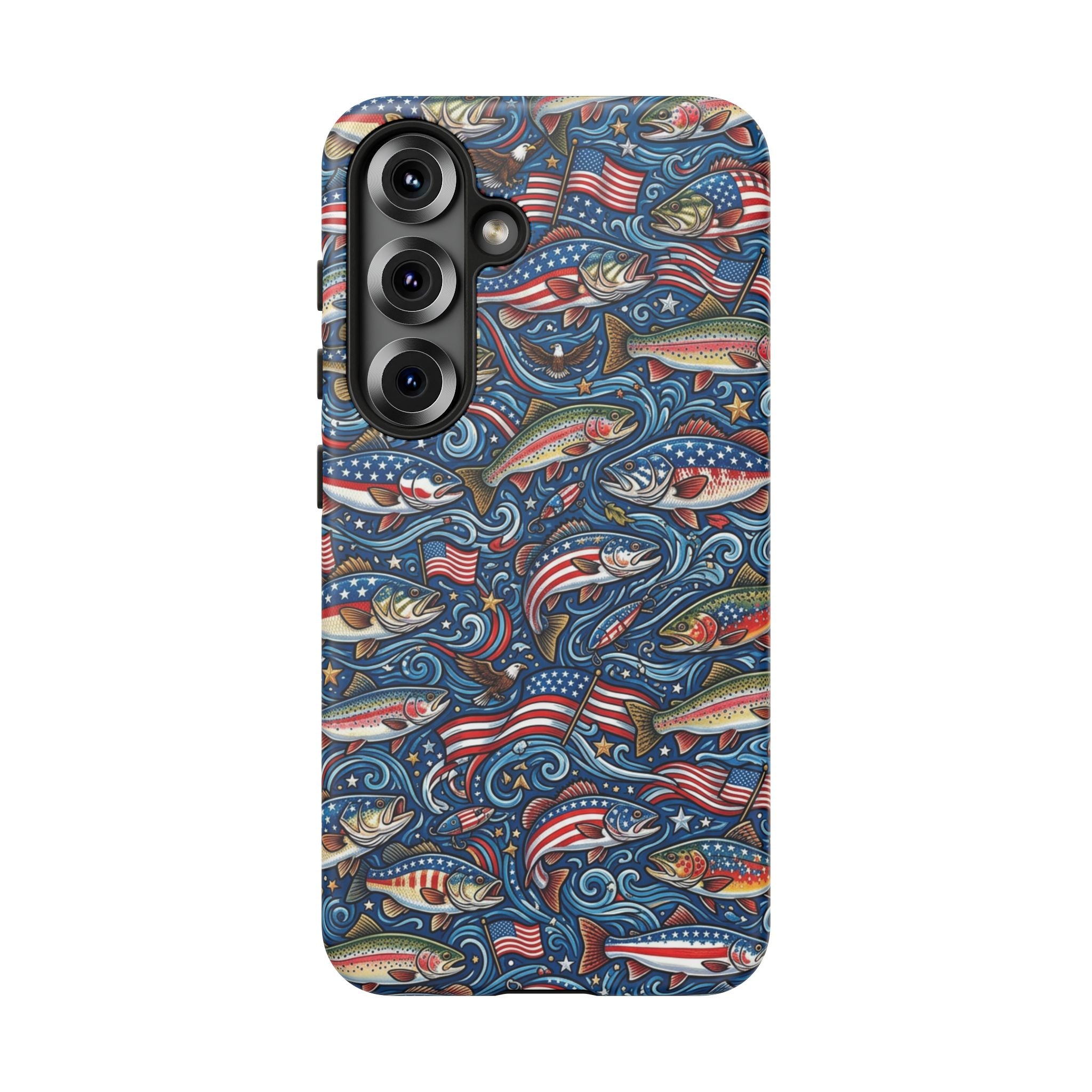 Patriotic Fishing Waters Phone Case Printify