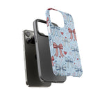 Patriotic Coquette Bows & Fireworks Phone Case Printify