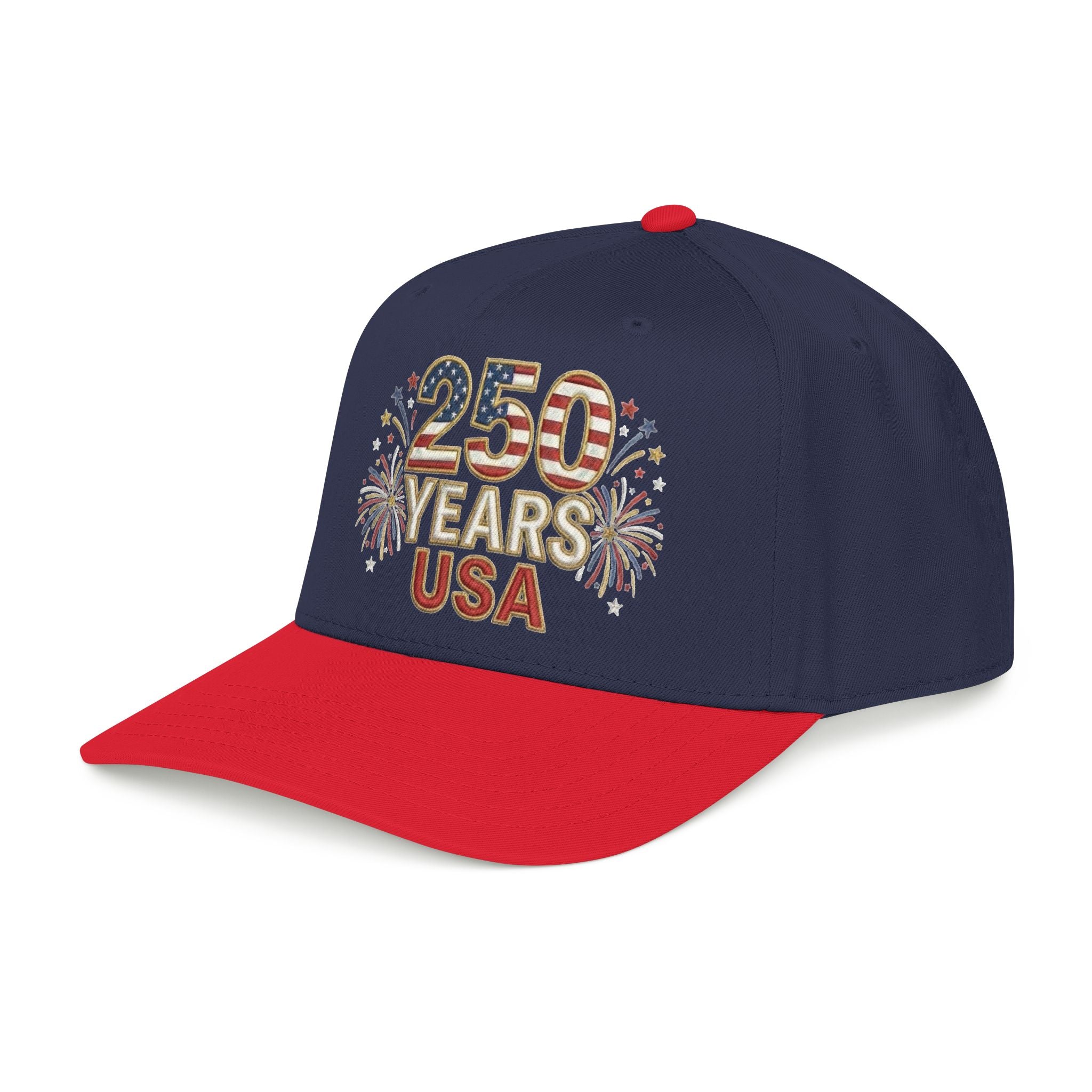 "250 YEARS" Patriotic Baseball Cap – America 250 Snapback Hat