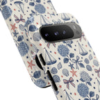Coastal Americana Hydrangea Phone Case Printify