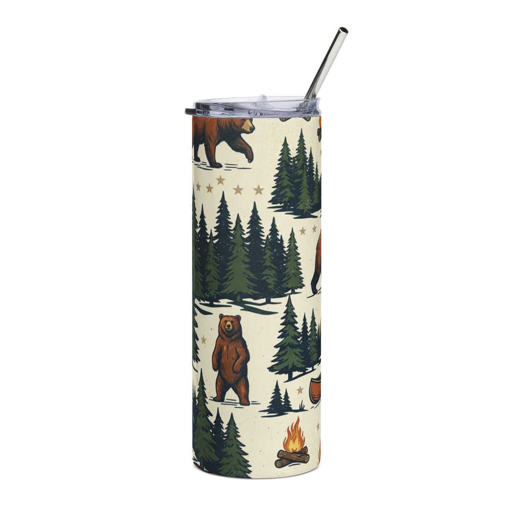 Bear Mountain 20oz Stainless Steel Tumbler Printify