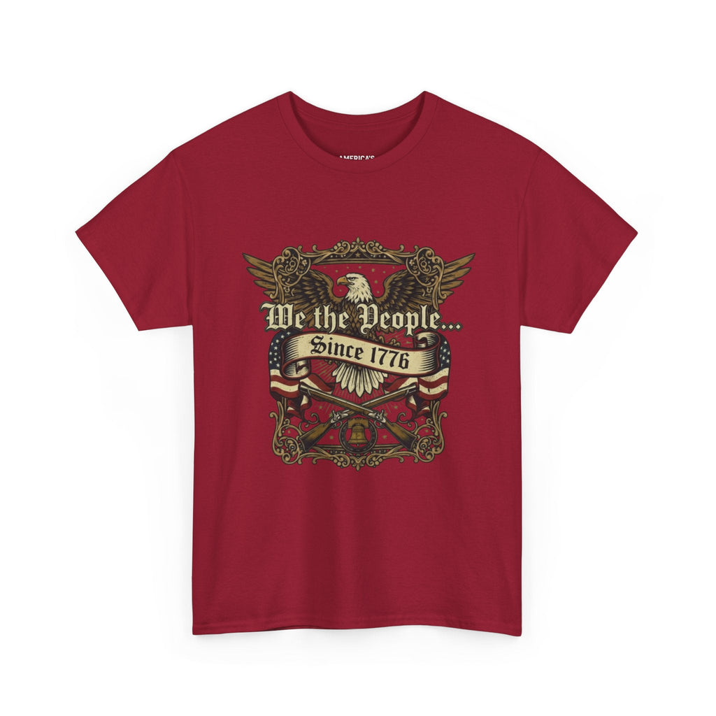 We The People Since 1776 Patriotic T-Shirt – American Freedom Rider Tee Printify
