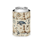 Coastal Lighthouse & Sea Turtle Can Cooler Printify