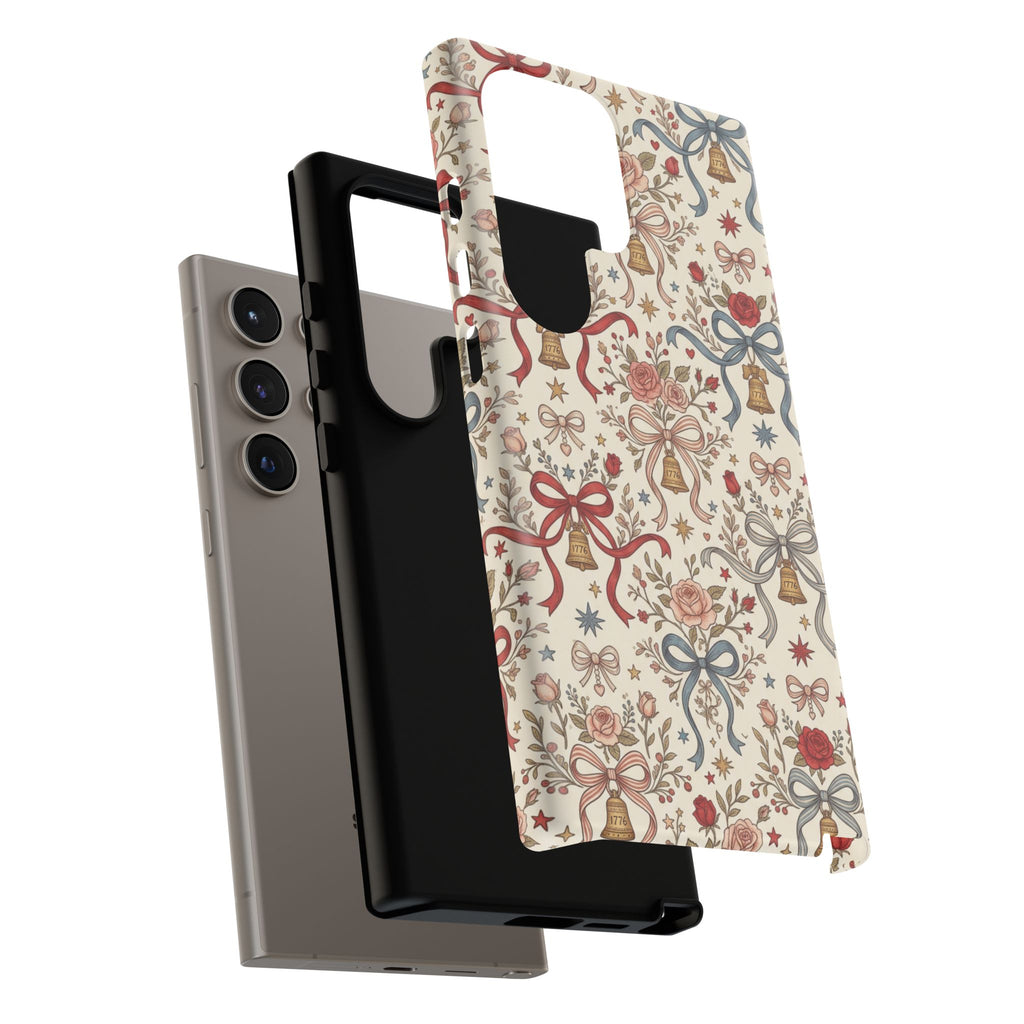 1776 Coquette Liberty Bells Phone Case Printify