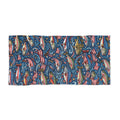 American Bass Beach Towel — Patriotic Fishing Print Printify