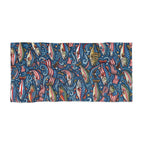 American Bass Beach Towel — Patriotic Fishing Print Printify