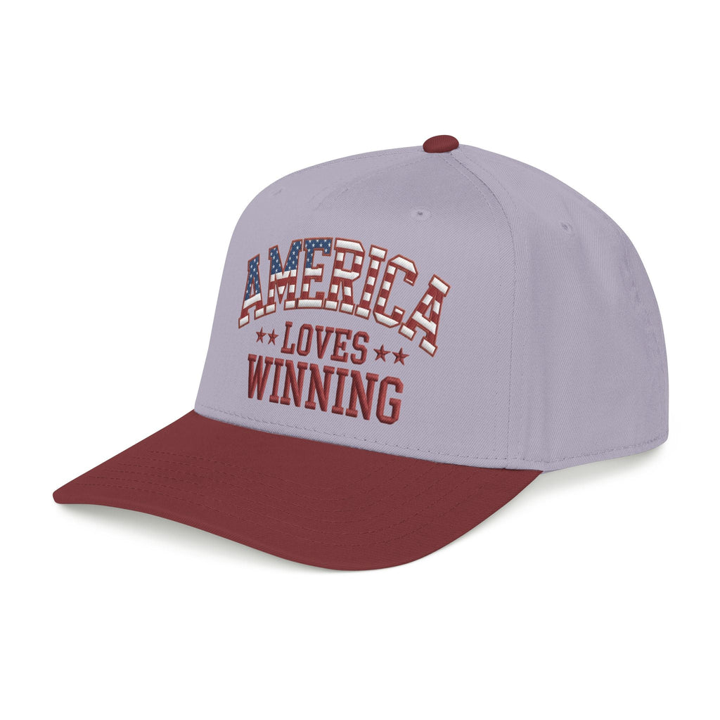 America Loves Winning Patriotic Hat – American Flag Cap