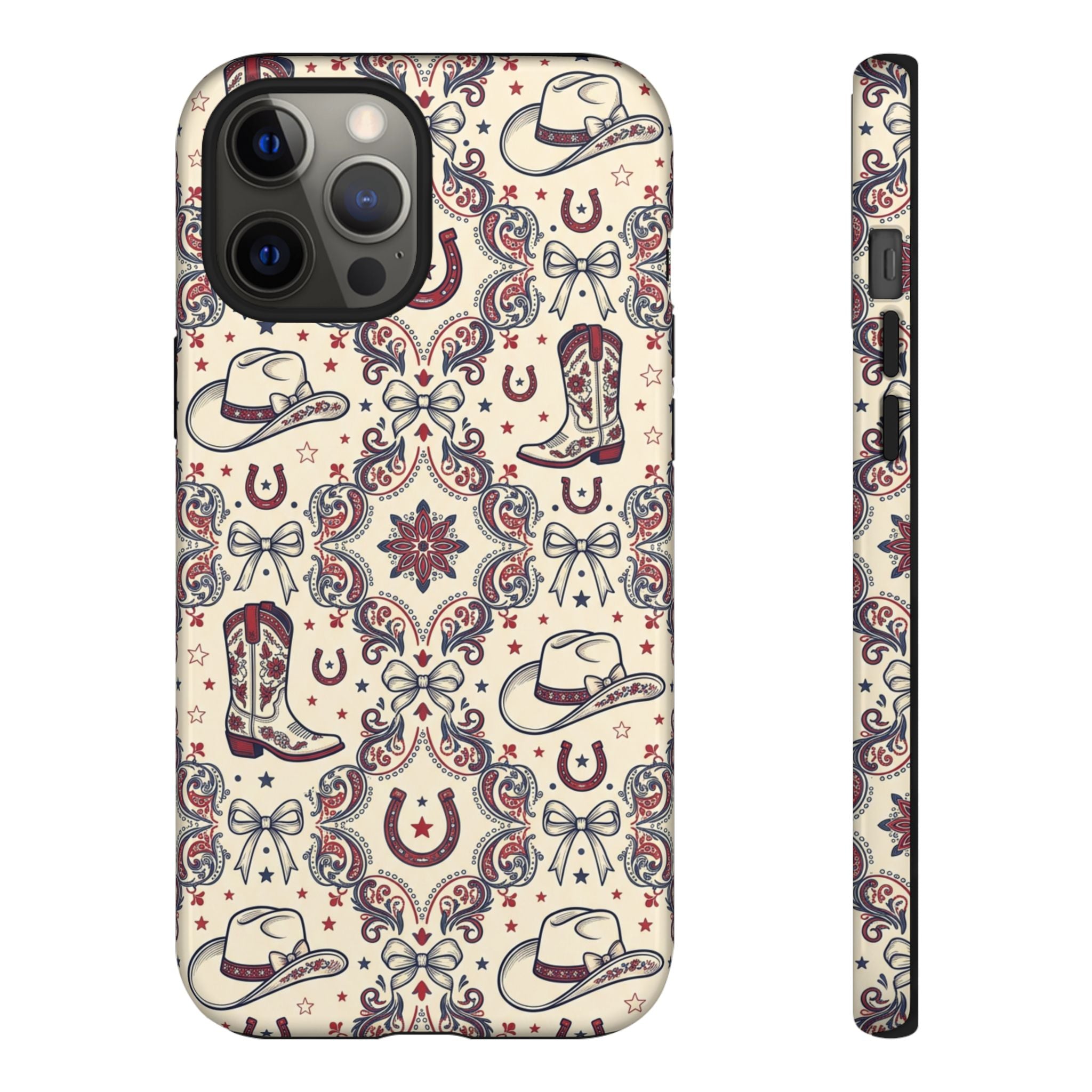 Americana Cowgirl Coquette Phone Case Printify
