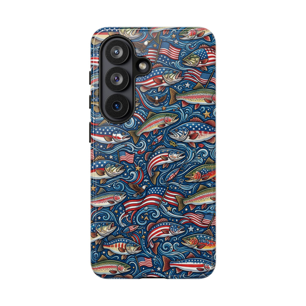 Patriotic Fishing Waters Phone Case Printify